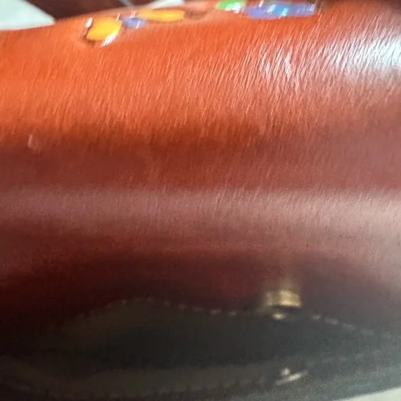 NWT Patricia Nash | Micaela Floral Leather | Boho Shoulder Purse - Picture 4 of 10